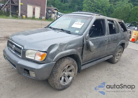 2004 Nissan Pathfinder Le Platinum from USA, damaged, VIN JN8DR09Y54W905616